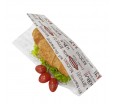 Бумажный уголок для хот-догов с принтом Бон аппетит
