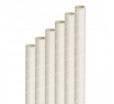 Коктейльные бумажные трубочки в индивидуальной белой упаковке