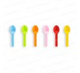 Ложка для мороженого и десертов разных цветов из легкого экологичного пластика