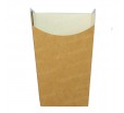 Бумажная упаковка крафт SNACK CUP для снеков, закусок и сэндвичей 