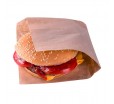 Уголок для гамбургеров с фальцем из жиростойкой крафтовой бумаги
