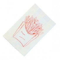 Пакет бумажный для картофеля фри, 175 × 110 × 50 мм