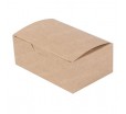 Крафт-коробка с крышкой для наггетсов, снеков и других закусок