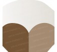 Картонный уголок «Сердечко» для круглой вафли, блинчиков или панкейков