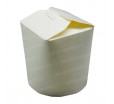 Коробка для лапши WOK, 530/700 мл, ламинированный картон, белый цвет
