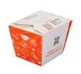 Самосборная картонная коробка ВОК для блюд азиатской кухни 