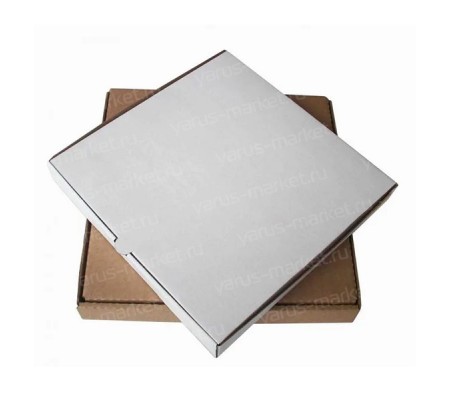 Самосборная квадратная коробка для пиццы оптом из гофрокартона  