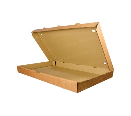 Прямоугольная коробка из гофрокартона для упаковки римской пиццы или пирога