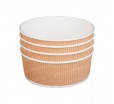 Картонный ламинированный контейнер Tambien ECO круглой формы для упаковки готовых блюд