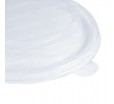 Прозрачная купольная крышка с боковым язычком для пищевых контейнеров