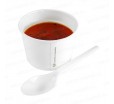Одноразовая супница из бумаги с PLA  для доставки супов или жидких вторых блюд