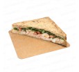 Картонная подложка для подачи сэндвичей в кафе, баре и сети фастфуд