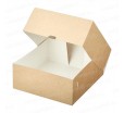 Картонная коробка для больших тортов с откидной крышкой