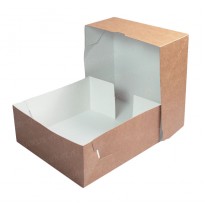 Квадратная коробка с совмещенной крышкой
