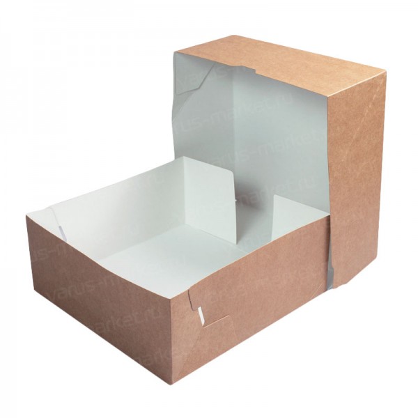 Квадратная кондитерская коробка