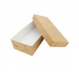 Картонная кондитерская коробка крышка дно для упаковки выпечки и десертов