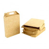 Плоская коробка сундучок из картона
