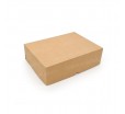 Картонная коробка на 12 капкейков, маффинов или кексов с откидной крышкой