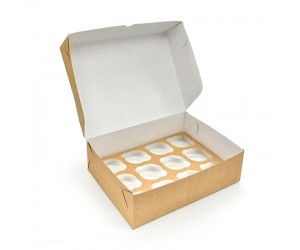Картонная коробка на 12 капкейков