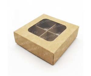 Коробка для 4 конфет