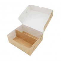 Коробка для макаронс на 2 секции