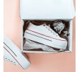 Белая калька для упаковки пар обуви в коробки и пакеты