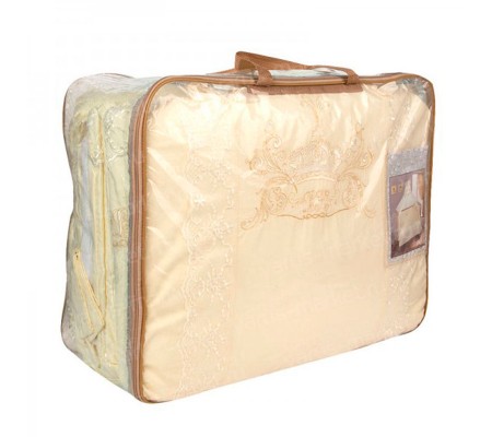 Прозрачный чемодан с откидной стенкой и молнией по дну  