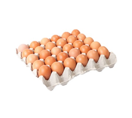 Бугорчатая прокладка для 30 куриных яиц из плотного картона