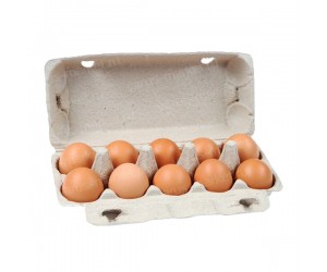 Бумажный контейнер для 10 куриных яиц