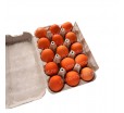 Бумажная упаковка для куриных яиц на 15 ячеек из формованного полотна