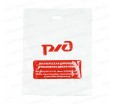 Пакет полиэтиленовый COEX белый с логотипом 300 х 400 мм
