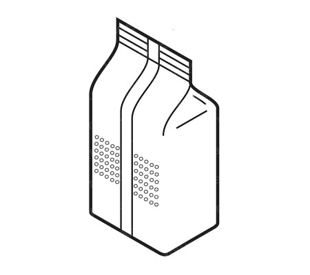 Перфорация пакета со сварными швами для создания воздухообмена упаковки пищевых продуктов