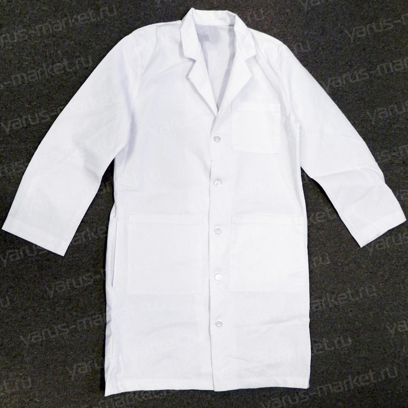 Халат плотный для упаковки и фасовки, размеры XS-XL