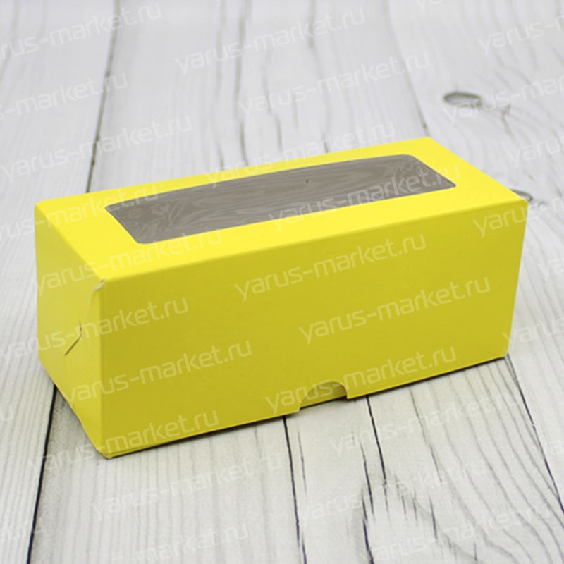 Самосборная коробка для пирожных макарунс
